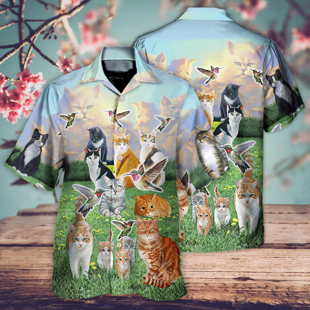 Cat Go To Heaven - Hawaiian Shirt
