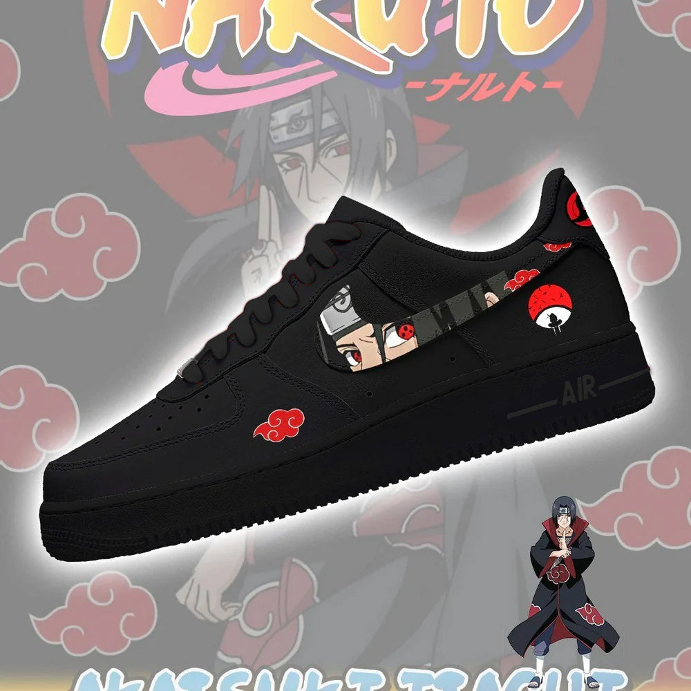 Itachi Uchiha No.4 Akatsuki AF1 Shoes