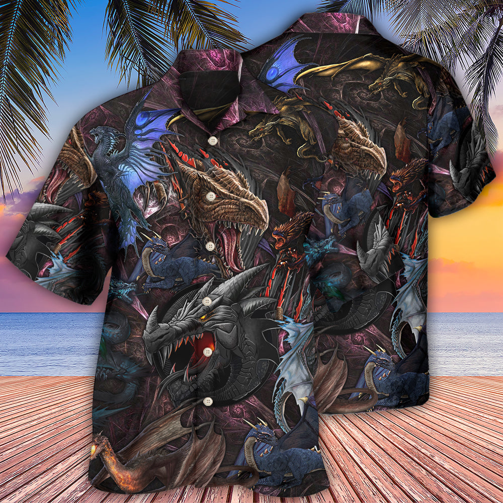Dragon In A Mystery World - Hawaiian Shirt