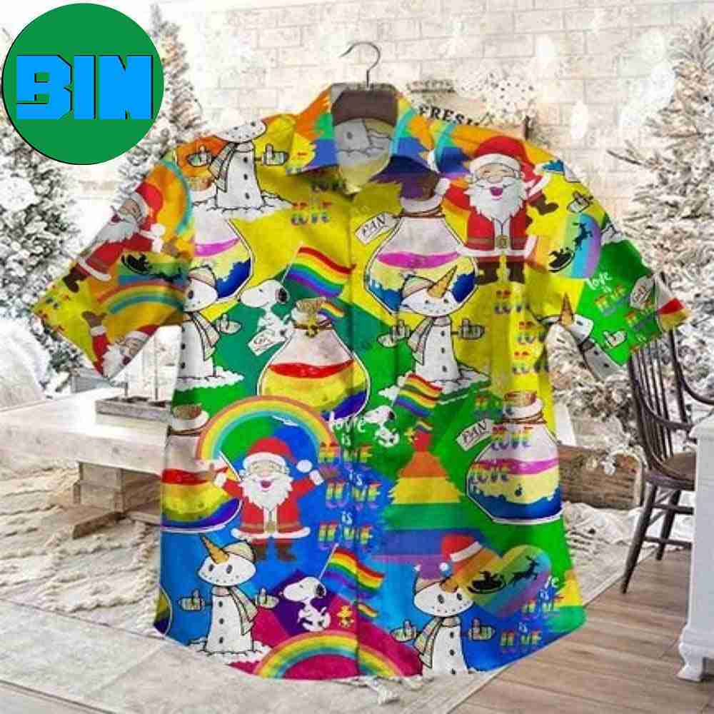 LGBT Christmas DH Vintage Colorful Summer Hawaiian Shirt