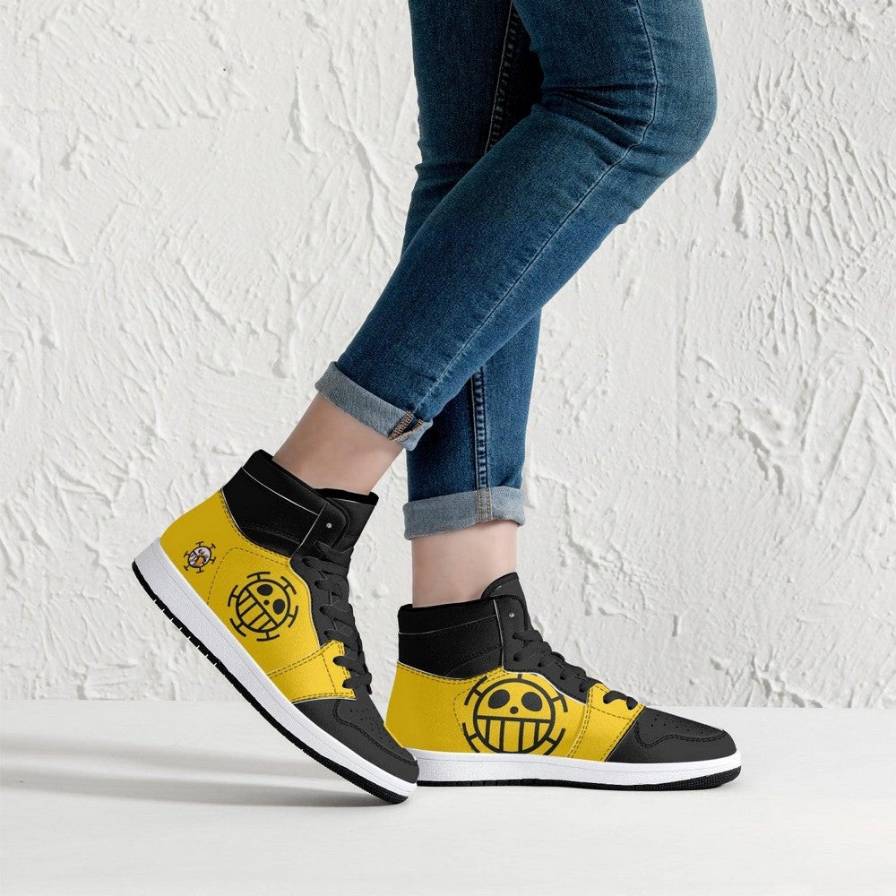 Trafalgar D. Water Law One Piece JD1 High Top Shoes