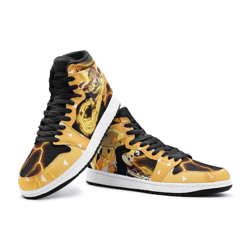 Zenitsu Thunder Breathing Air Jordan 1 High Top Shoes